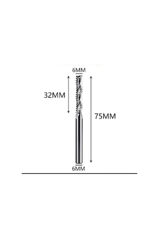 Ahşap Kontra Kesim Ucu Karbür Freze 6 32 Mm