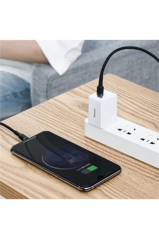 Baseus Cafule Series Type-c To Apple iPhone Uyumlu Pd18w Hızlı Şarj Kablosu 1 Metre