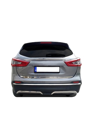 Nissan Qashqai Arka Tampon Çıtası - Krom 2014+