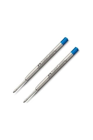 Faber Castell M Mavi Büyük Kapasiteli Tükenmez Kalem Yedeği