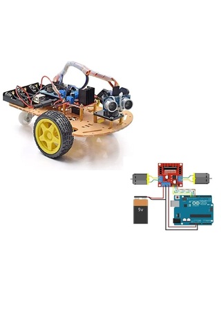Emes Robotik 2wd Çizgi Izleyen Ve Engelden Kaçan Bluetooth Kontro