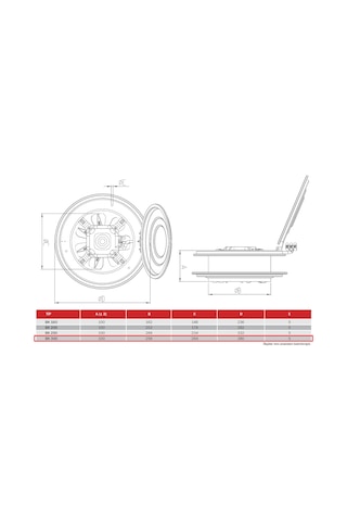 BVN Bahçıvan 30 CM BK 300 50 watt 1150 m3/h 1325 DD 220/230 volt Monofaze Aksiyel Kapaklı Aspiratör Fan