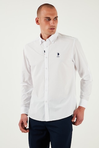 U.S. Polo Assn. U.s. Polo Assn Erkek Gömlek G081sz0042170101 Beyaz Beyaz