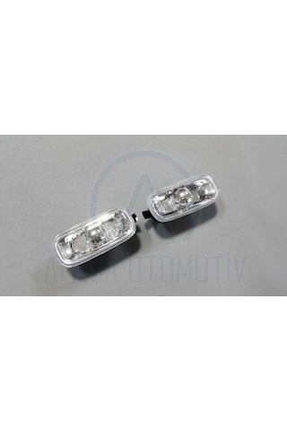 2 x AUDİ A3 8P 2003-2013 ÇAMURLUK SİNYALİ TAKIM BEYAZ