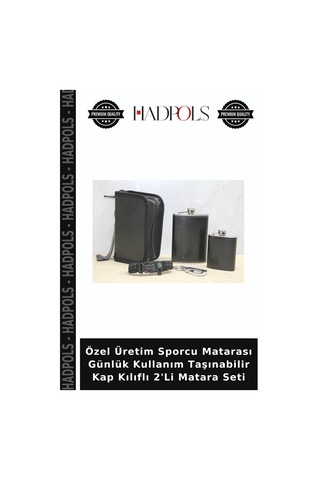Özel Üretim Sporcu Matarası Günlük Kullanım Taşınabilir Kap Kılıflı 2'li Matara Seti Çok Renkli