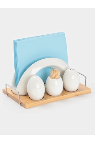 Sima-lend & Bellatenero 4 Parçalı Baharat Seti 428805231 Beyaz