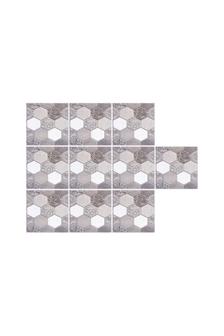 Hangfox 10 Adet 3d Pvc Duvar Stickerı - Otomatik Yapışkan, Kolay Kurulum, Ev Ve Ticari Mekanlar İçin Dayanıklı Duvar Dekoru 30x30cm Diğer