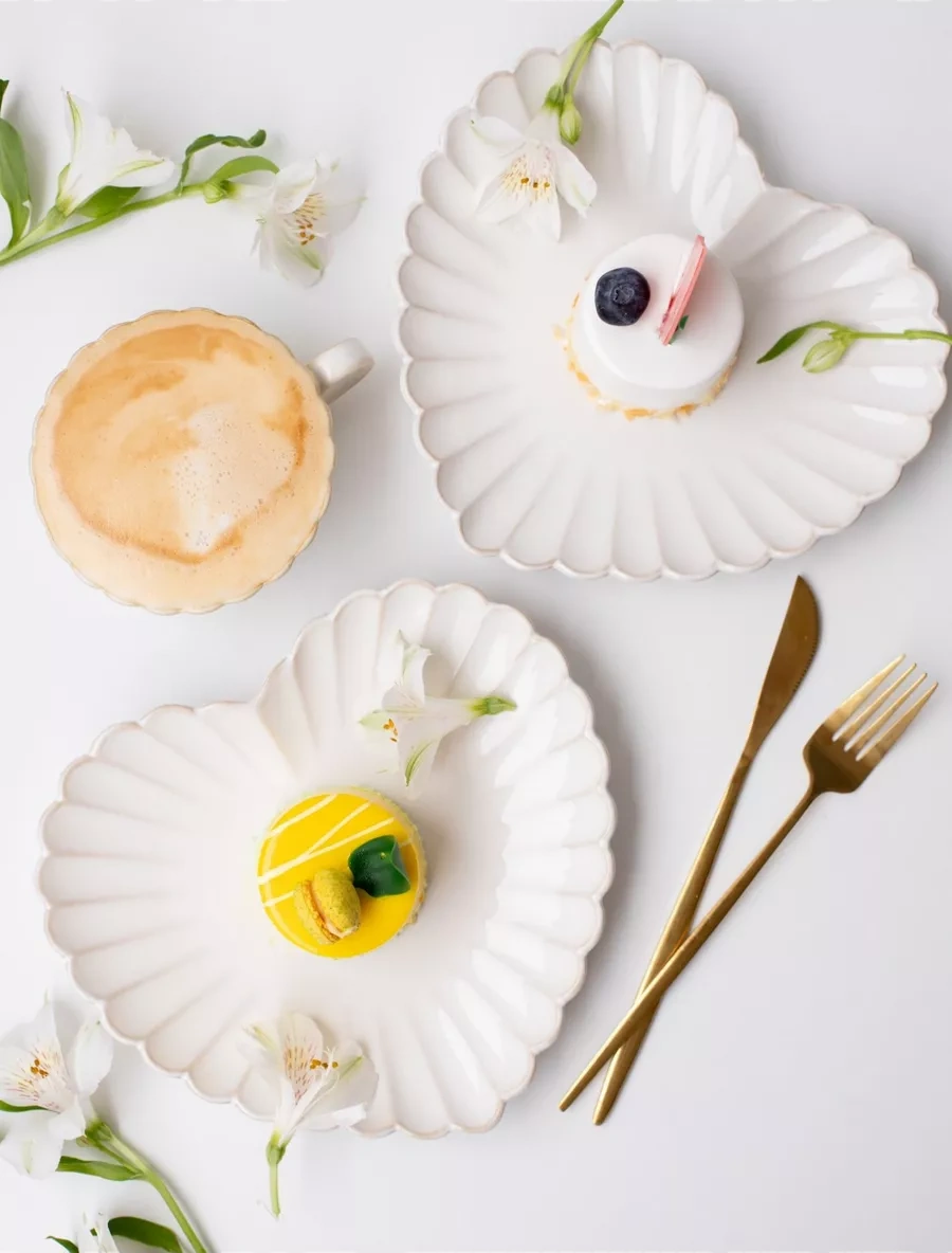 Perex Seramik Tabak Seti 2 Adet, 20 Cm 216424811 Bej