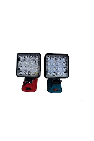 Algaride Hkt112 Akülü Led Lamba Usb Şarjlı Tek Bataryalı 10 Pilli Güçlü El Feneri