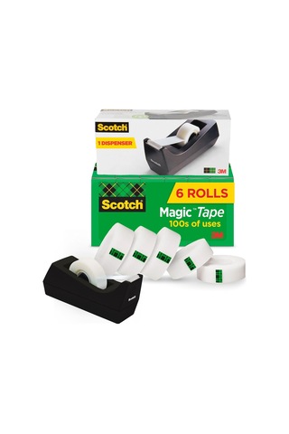 Magic Tape Value Pack W/dispenser, 3/4" X 1000 ","1 Core, 6/paket
