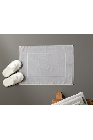 Madame Coco Stripe Armürlü Ayak Havlusu - Gri - 50X70 Cm Çok Renkli