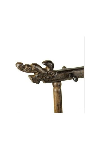 Willowhaven Ahşap Çin Fırça Kalem Asılı Musluk Tutucu 6 Asılı 12-pin Kaligrafi Standart Çok Renkli