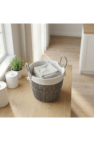 Koçtaş Kağıt Sepet 30 x 26 x 24 CM Gri