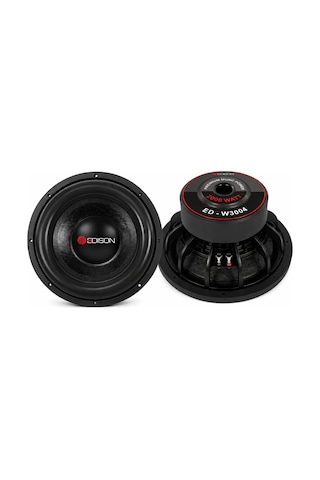 Edison Ed-w3004 30 Cm 800 Rms 2000w Çift Bobin 4+4 Ohm Oto Bass Subwoofer
