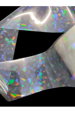 Sıcak Baskı Hologram Folyosu 4cm 1m - Desenli Balıkçılık Malzemeleri - Yapay Yem Baskısı