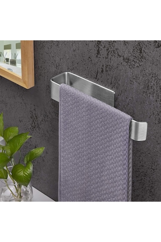 Paslanmaz Çelik Yapışkanlı Havluluk Ve Tuvalet Kağıtlığı Set Inox