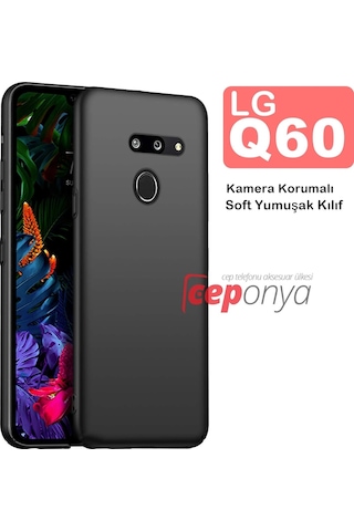 LG Uyumlu Q60 Kamera Korumali Kaliteli Soft Silikon Kilif 380371740
