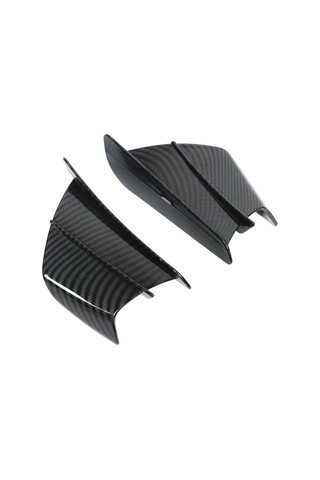 Lemestar Motosiklet Universal Abs Rüzgar Kanadı - Parlak Karbon Fiber Desenli, Spor Performansı Artırıcı, Bmw Honda Yamaha Kawasaki Uyumlu Diğer