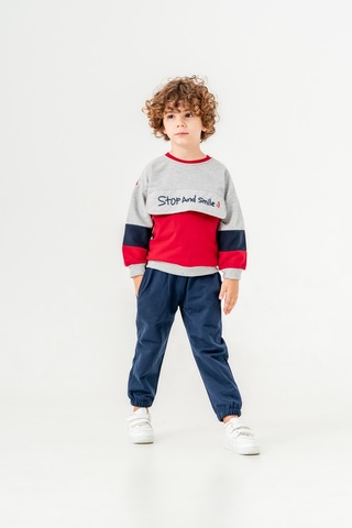 Harika Kids Erkek Çocuk Orta Kalınlıkta İki İplik Eşofman Takımı 001