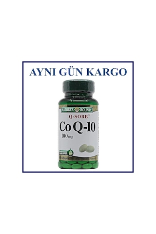 Natures Bounty Coq 10 Koenzim Q10 100 Mg 60 Softgels
