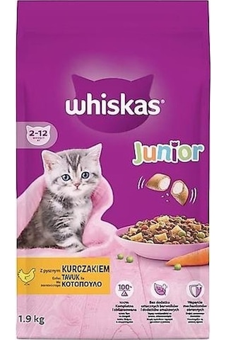 Whiskas Junior Tavuklu Yavru Kedi Maması 1900 G
