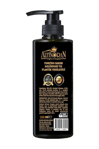 Altın Oran Torpido Parlatıcı Ve Koruyucu Krem 200 ML Altın Oran Torpido Parlatıcı Ve Koruyucu Krem 200 ML