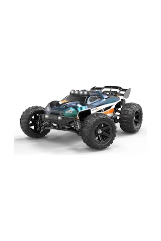 Fırçasız Motorlu, 2.4 Ghz, Uzaktan Kumandalı, 1:14 Ölçekli Araba Mavi-beyaz Karışık