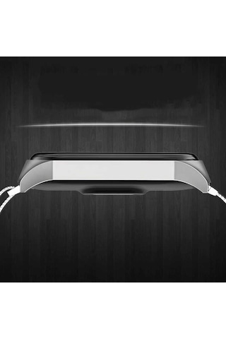 Xiaomi Mi Band 7 Uyumlu Krd-01 Metal Ardx Kordon-gümüş