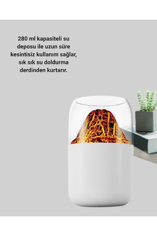 Aromaterapi Difüzörlü Sessiz Çalışan Hava Nemlendirici -