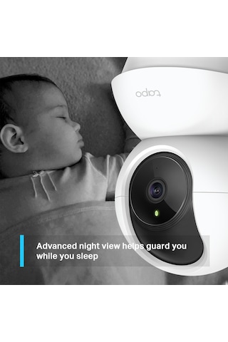 Tp-lınk Tapo C200, Bebek/ev Güvenlik Kamerası, Wifi, 1080p, 10mt Gece Görüşü, Pan/tılt, İki Yönlü Ses