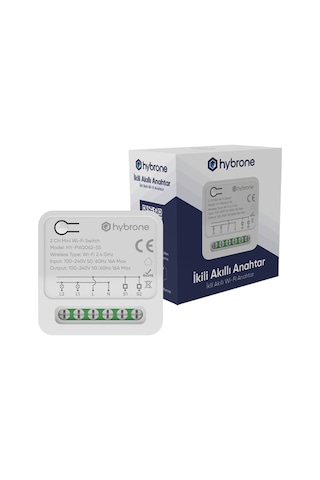 Hybrone İkili Akıllı Röle, Wi-fi Anahtar Hybrone İkili Akıllı Röle, Wi-fi Anahtar