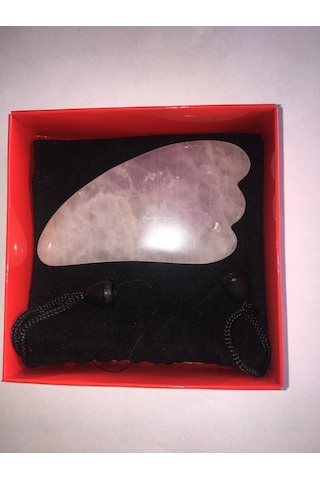 Gua Sha 10 Cm Kuvars Taşı Kuvars Kazıma Taşı