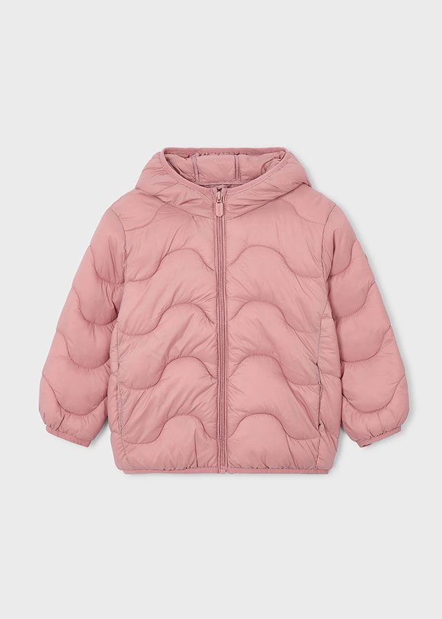 Mayoral 4443-50 Kız Çocuk Pembe Yumuşak Mont Pembe