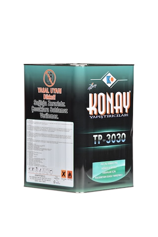 Konay Yapıştırıcıları Yapıştırıcı / Taban Yapıştırıcısı / Beyaz Yapıştırıcı / Poliüretan Yapıştırıcı / Tp-3030 / 3 Kg Beyaz