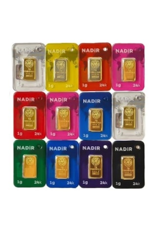Nadir 8 Adet 1 Gr 24 Ayar Altın