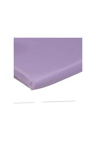 Xpermate Arkalıklı Fermuarlı 40 x 40 CM Sırtlıklı Sandalye Minderi Lila
