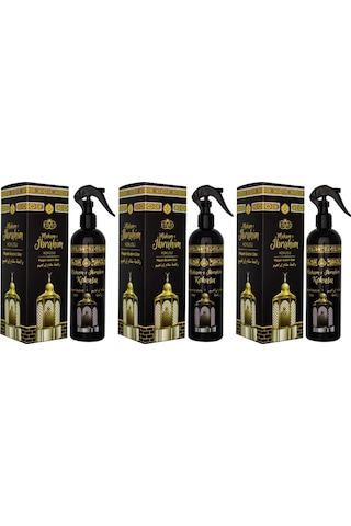 3'lü Esved Makamı İbrahim Kokusu Sprey Premium 400 Ml X 3 Adet Makamı İbrahim