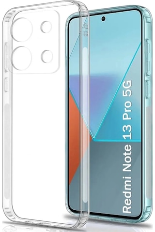 Xiaomi Redmi Note 13 Pro - 5g Uyumlu Şeffaf Kılıf Ultra Koruma Hassas İnce Tasarım -kamera Korumalı Beyaz