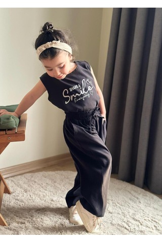 Toikids Modal Kumaş Alt Üst Takım Siyah