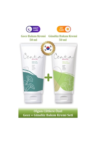 C'enta Beauty Olgun Ciltler İçin Gece Bakım Kremi 50 ML + Gündüz Kremi 50 ML