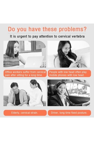 Novahub Boyun Masaj Aleti Elektromanyetik Şok Darbeli Servikal Fizyoterapi Aleti Isıtma Fonksiyonlu-562 Kolay Kullanım Çok Renkli