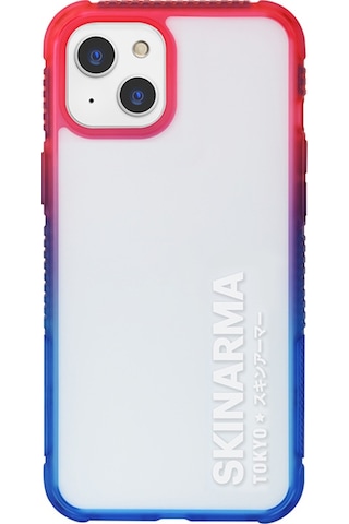 Apple Uyumlu iPhone 13 Kılıf Şeffaf Airbag Tasarımlı Skinarma Hade Kapak Mavi Pembe