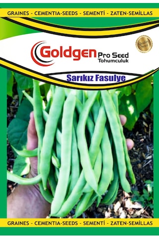 Goldgen Sarıkız Fasulye Tohumu 1 Paket