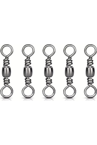 Geliştirilmiş Sazan Balıkçılığı Rulmanlı Ve Sağlam Halkalı 50 Adet Yüksek Kaliteli Balıkçılık Fırdöndüleri - 25kg