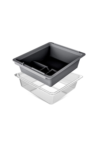 Yaozixa Tesla Model 3/y İçin Silikon Ve As Malzeme Kontrol Konsolu Organizatörü - Siyah Depolama Kutusu Seti