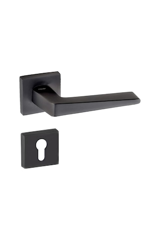 Doğanlar Penta Antrasit Rozetli Kapı Kolu Takım-yale Kol Pk001dgn0132 Renkli