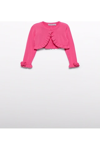 Abel & Lula Mayoral Abel Lula Kız Bebek Olive Bolero Mercan