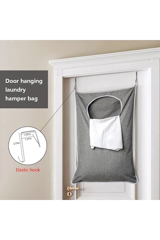 Novahub Cbtx Banyo Kirli Elbise Organizatör, Duvara Montajlı, Gri Diğer