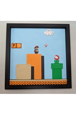Super Mario Bros. 3d Baskı Tablo Çerceve