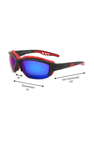 Esrada Kayak Gözlüğü Antifog Ventilli Uv Korumalı Güneş Kar Gözlük Mavi Aynalı Snowboard Sporu 03 Kırmızı